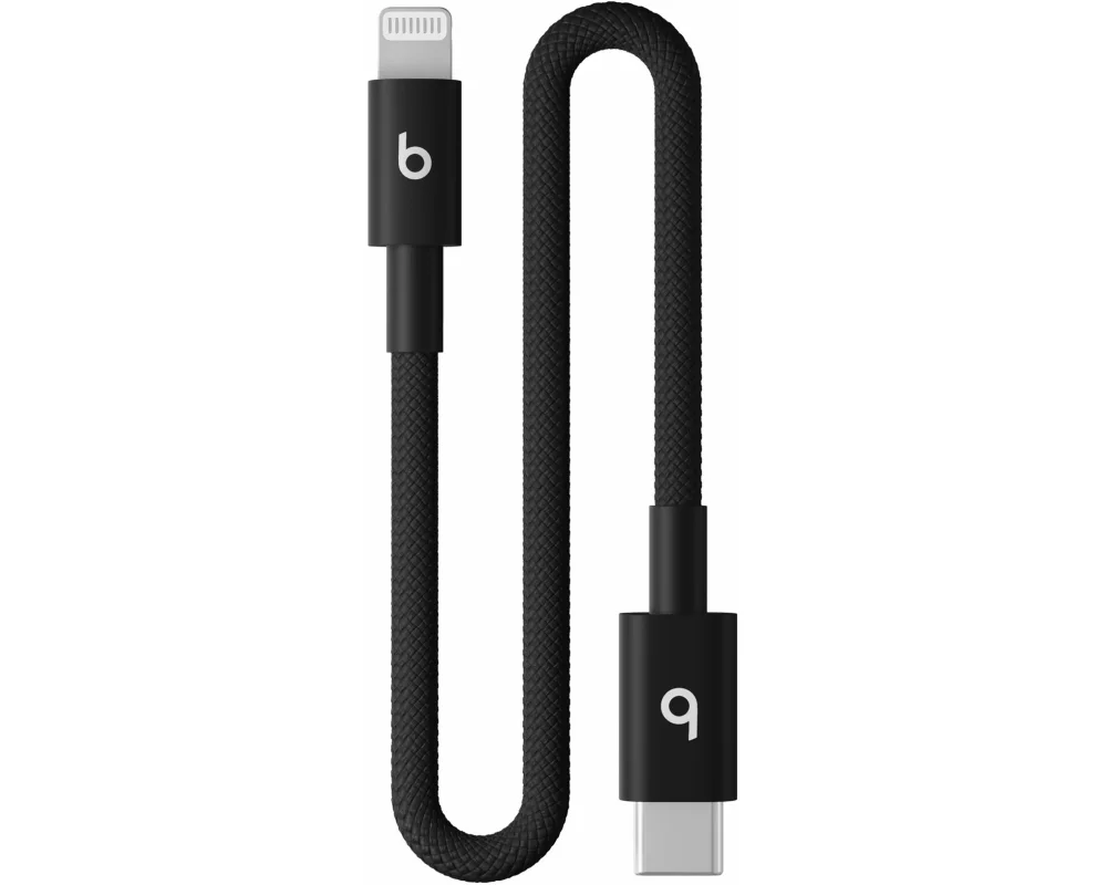 Apple Beats USB-C to Lightning Woven Short Cable 20cm - Bolt Black
