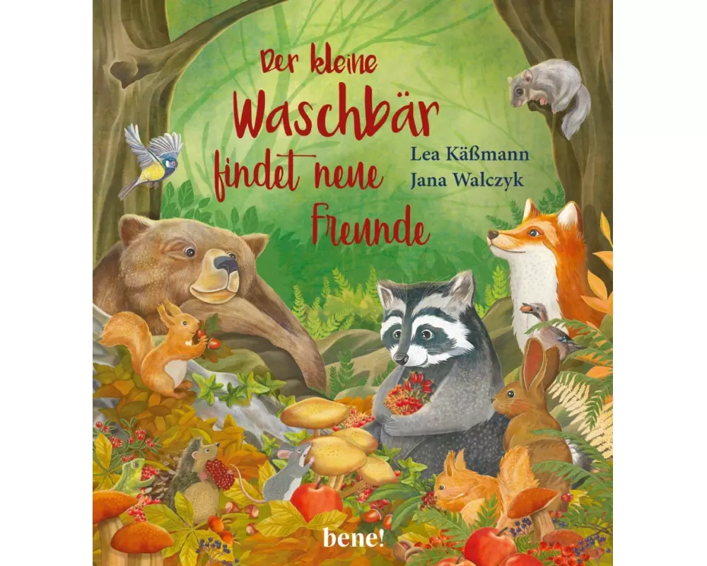 Der kleine Waschbär findet neue Freunde – ein Bilderbuch für Kinder ab 2 Jahren
