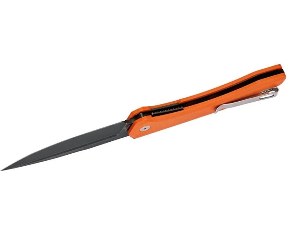 Herbertz Taschenmesser Outdoor Liner Lock orange Micarta