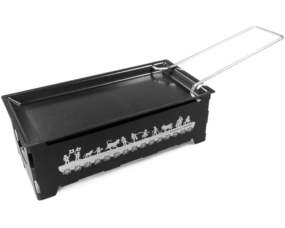 Trendform Teelicht Raclette-Set Swiss Tradition Schwarz