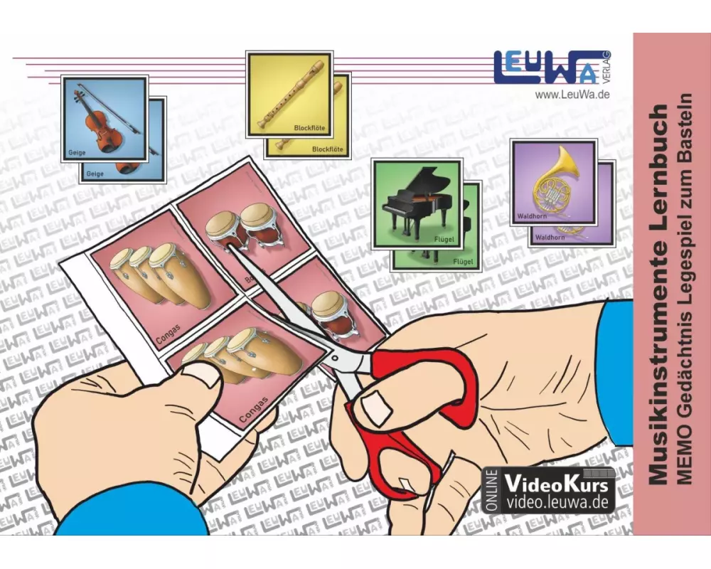 Musikinstrumente Lernbuch