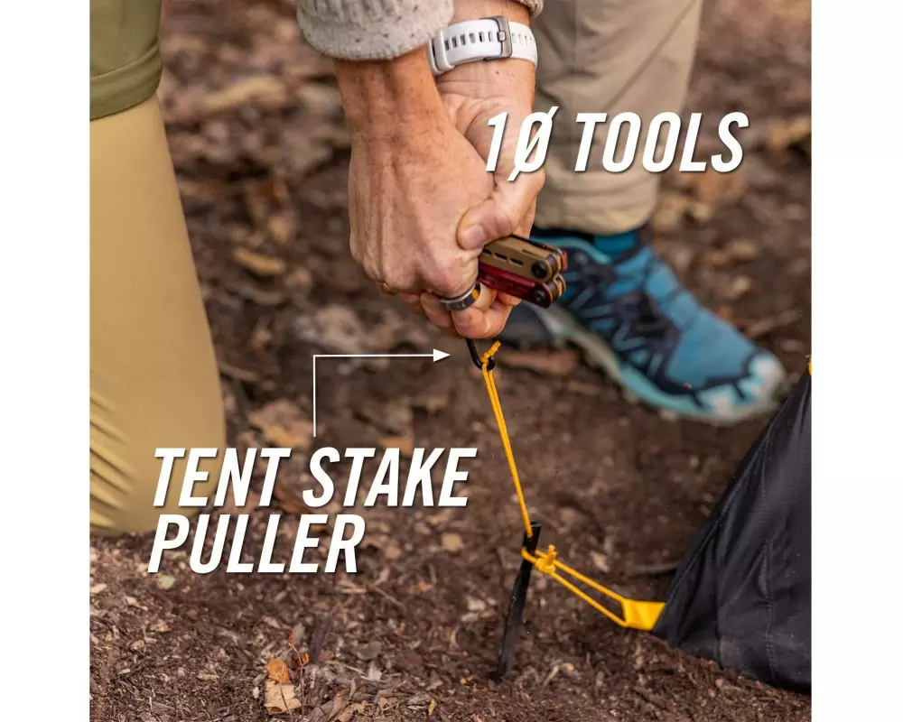 Gerber Camping-Tool STAKEOUT SPARK 10 Funktionen, Coyote Braun