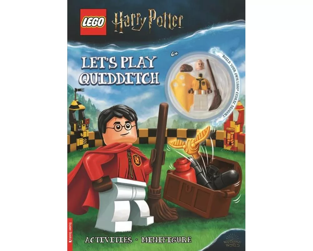LEGO Harry Potter™: Let's Play Quidditch Activity Book (with Cedric Diggory minifigure)