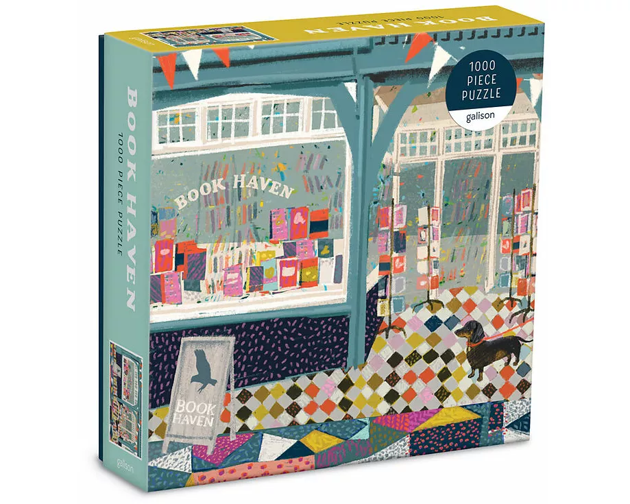 Book Haven 1000 Piece Puzzle In Square Box