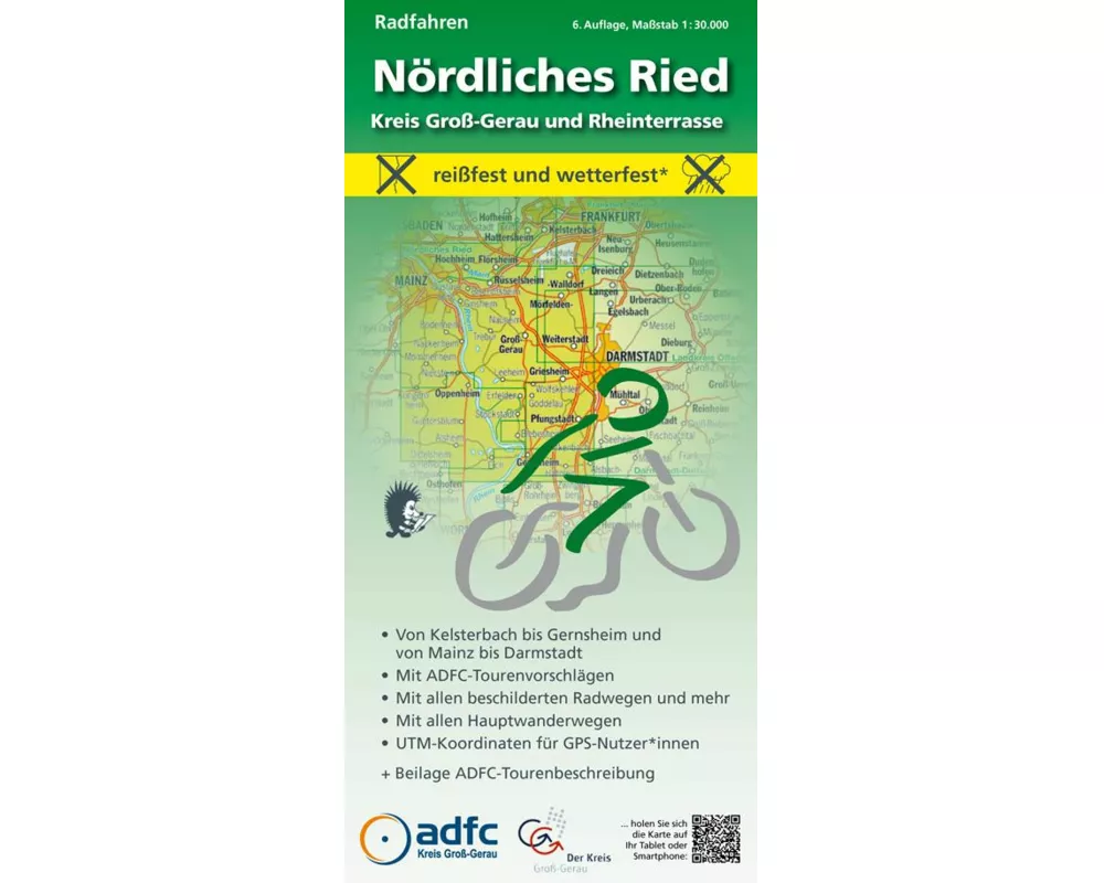 Radfahren - Nördliches Ried / Kreis Groß-Gerau und Rheinterrasse