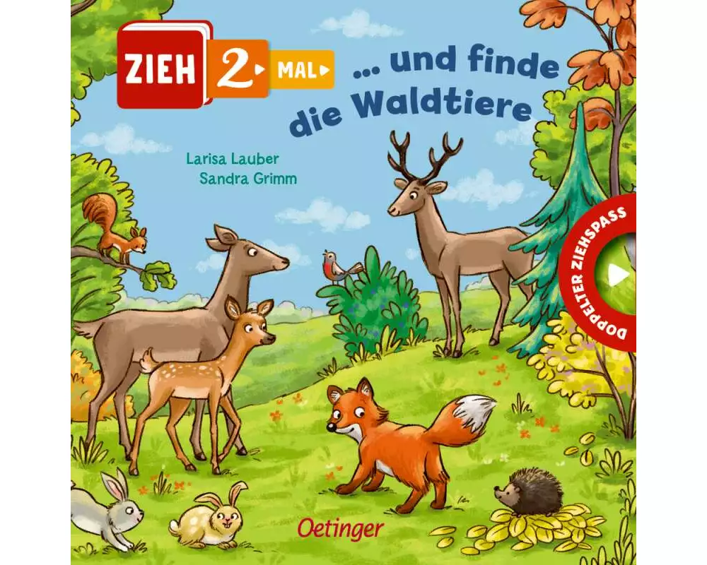 Zieh 2-mal ... und finde die Waldtiere