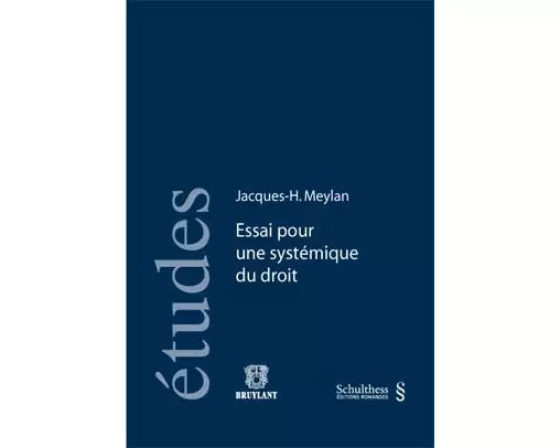 Essai pour une systématique dudroit