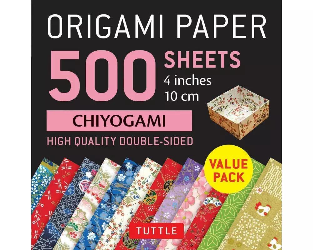 Origami Paper 500 sheets Chiyogami Patterns 4" (10 cm)