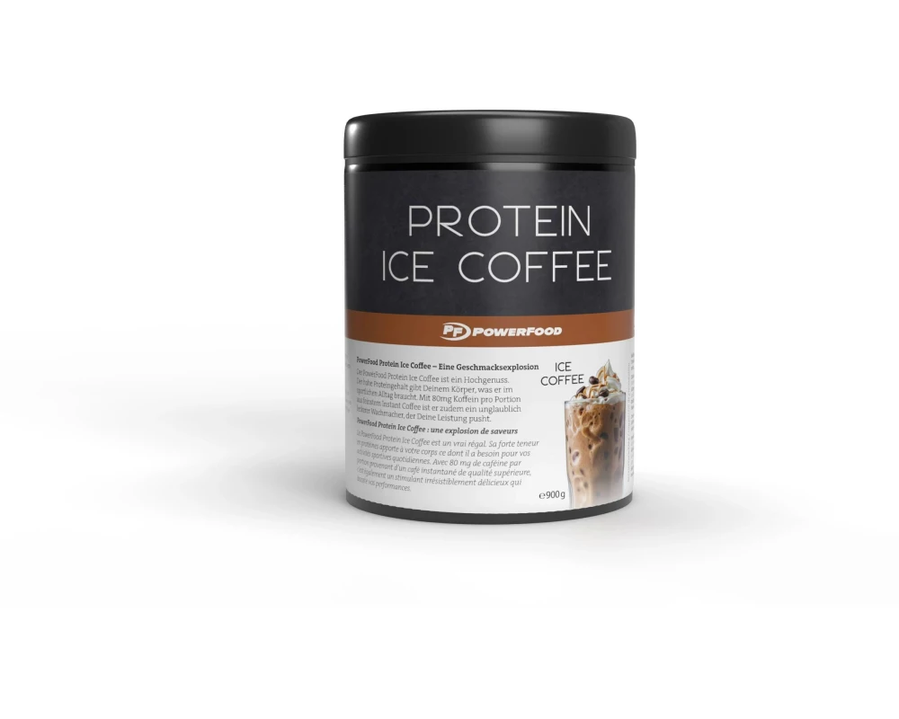 PowerFood One Pulver Protein Ice Coffee Dose 900g, Ice Coffee