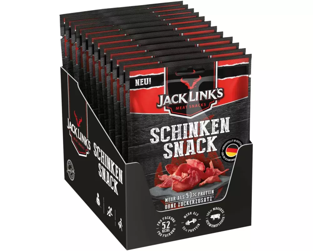 Jack Link's Fleischsnack Schinken Snack 12 x 25 g
