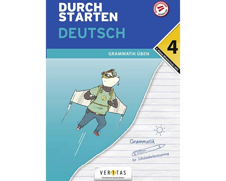 Durchstarten Deutsch 4. Klasse Mittelschule/AHS Grammatik üben