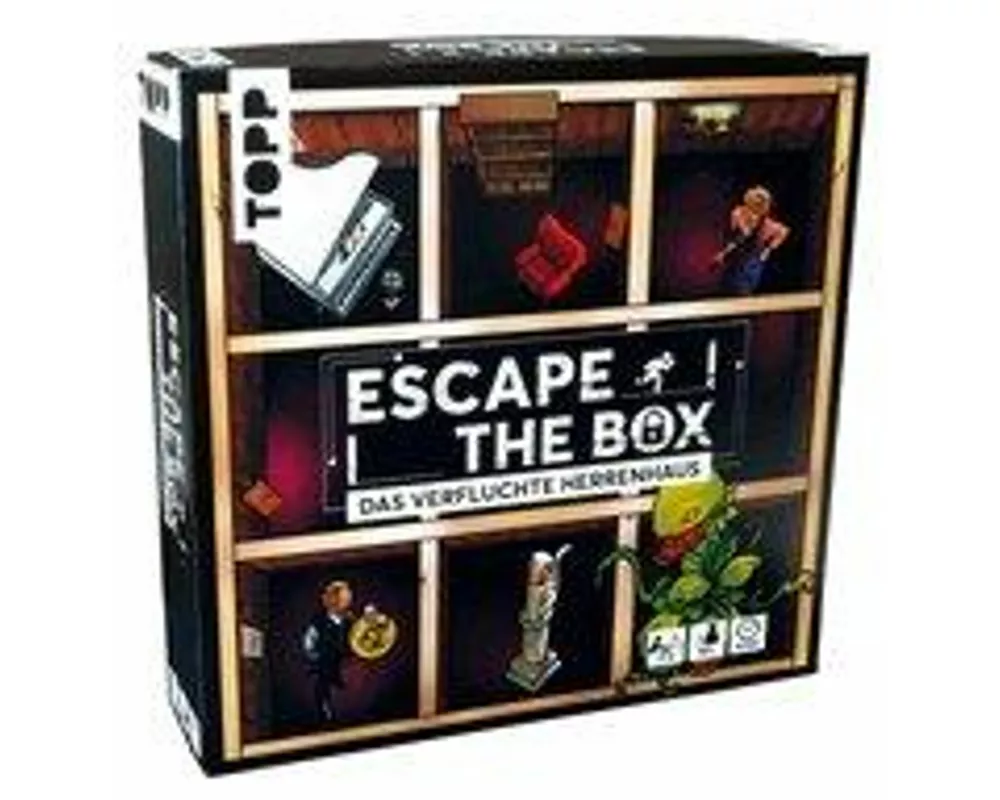 Escape The Box – Das verfluchte Herrenhaus: Das ultimative Escape-Room-Erlebnis als Gesellschaftsspiel!
