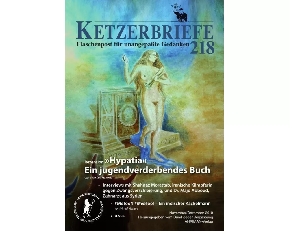 Rezension: "Hypatia"- Ein jugendverderbendes Buch