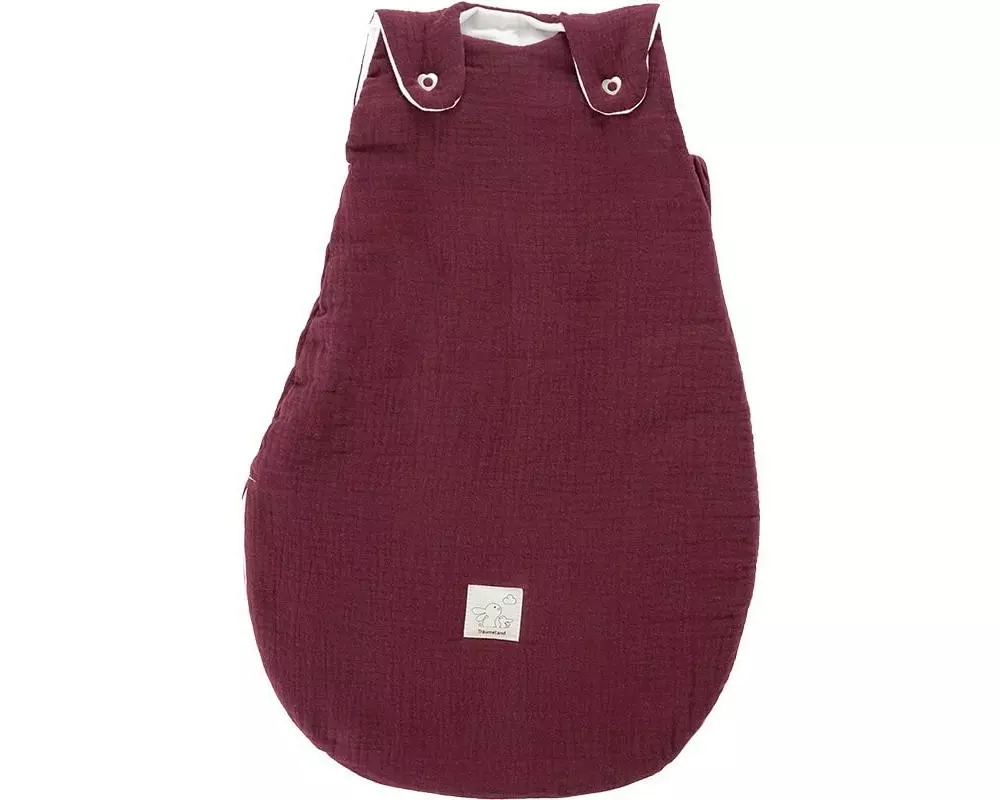 Träumeland Ganzjahresschlafsack Musselin beerenrot Grösse 68/74