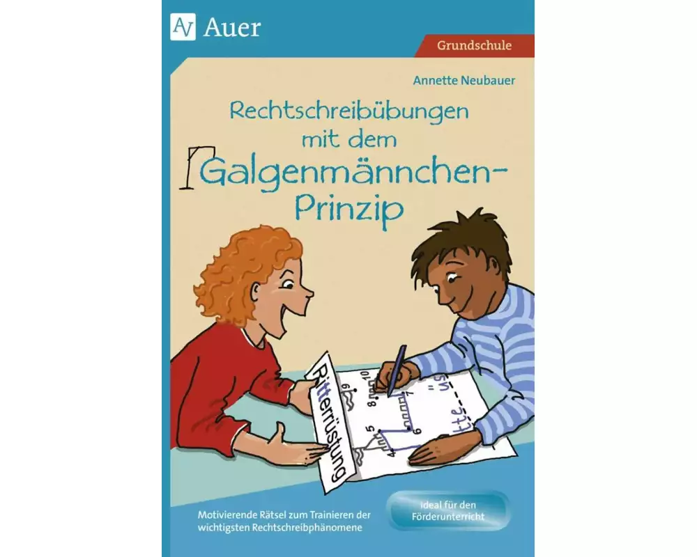 Rechtschreibübungen mit dem Galgenmännchen-Prinzip