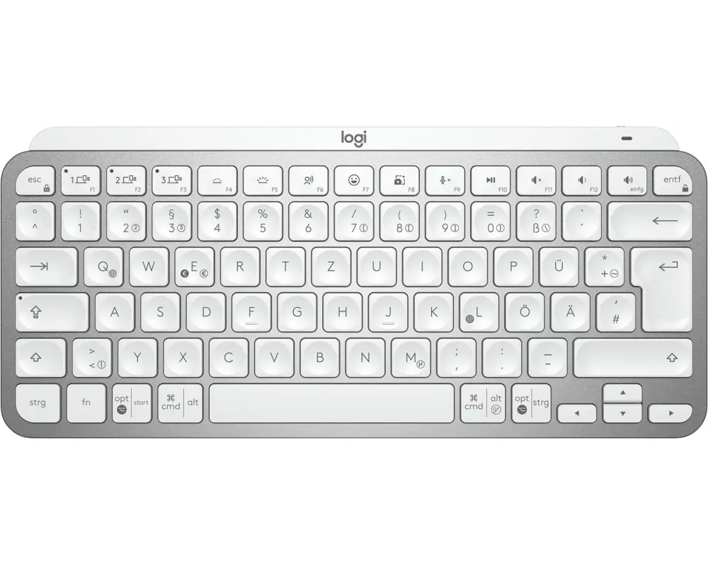Logitech Tastatur MX Keys Mini Pale Grey CH-Layout