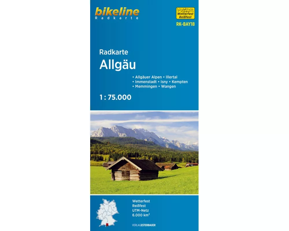 Radkarte Allgäu (RK-BAY18)
