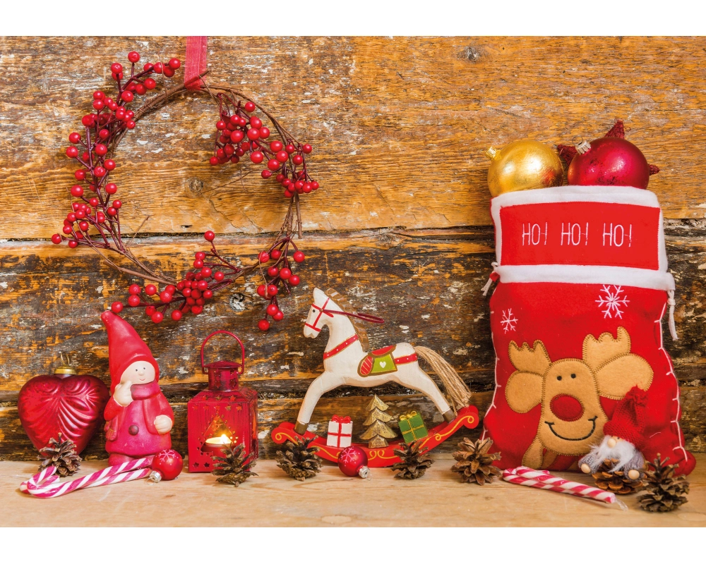 NATUR VERLAG Weihnachtskarte Chalet 10277N Doppelkarte