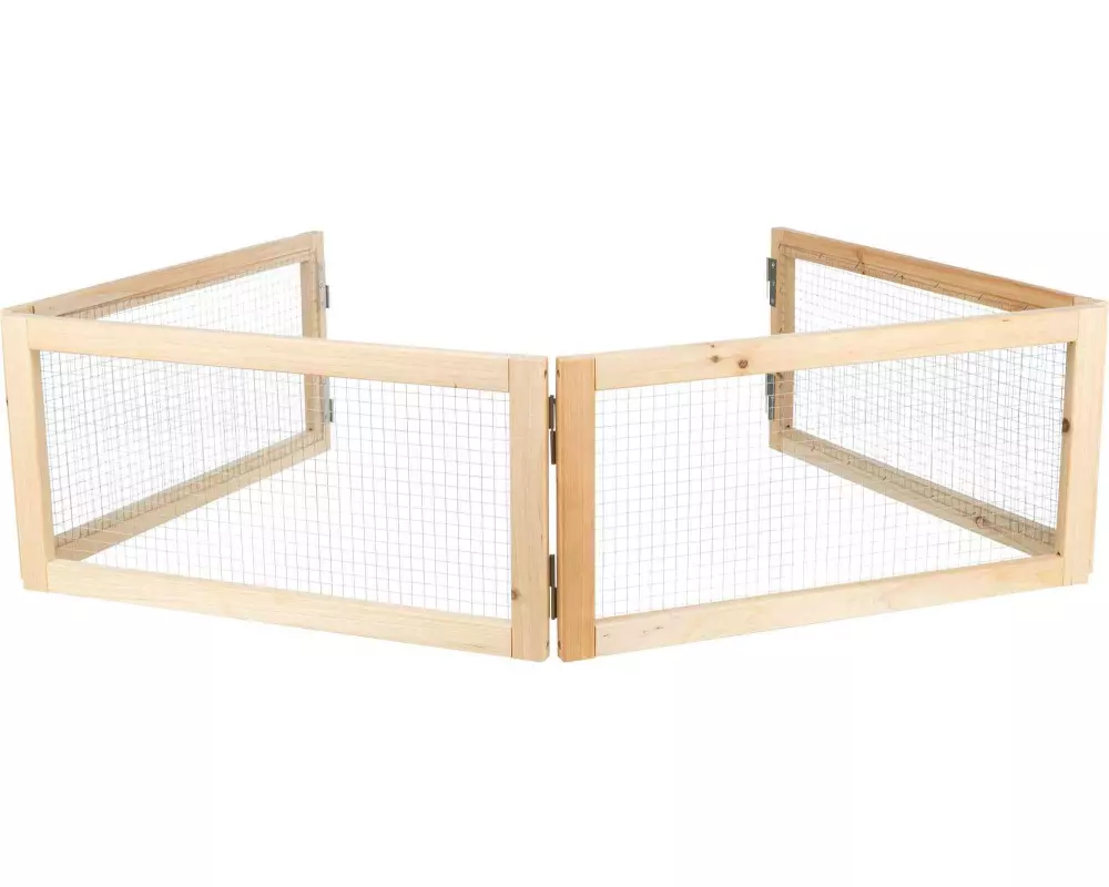 Trixie Freilaufgehege 4 Elemente à 60 x 30 cm, Holz, Indoor
