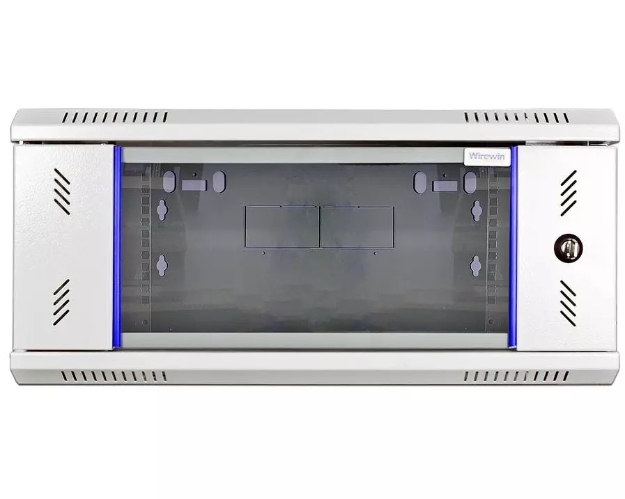 Wirewin Wandschrank 600X450X4U Pro 2nd Gen 19" / 4HE / Hellgrau