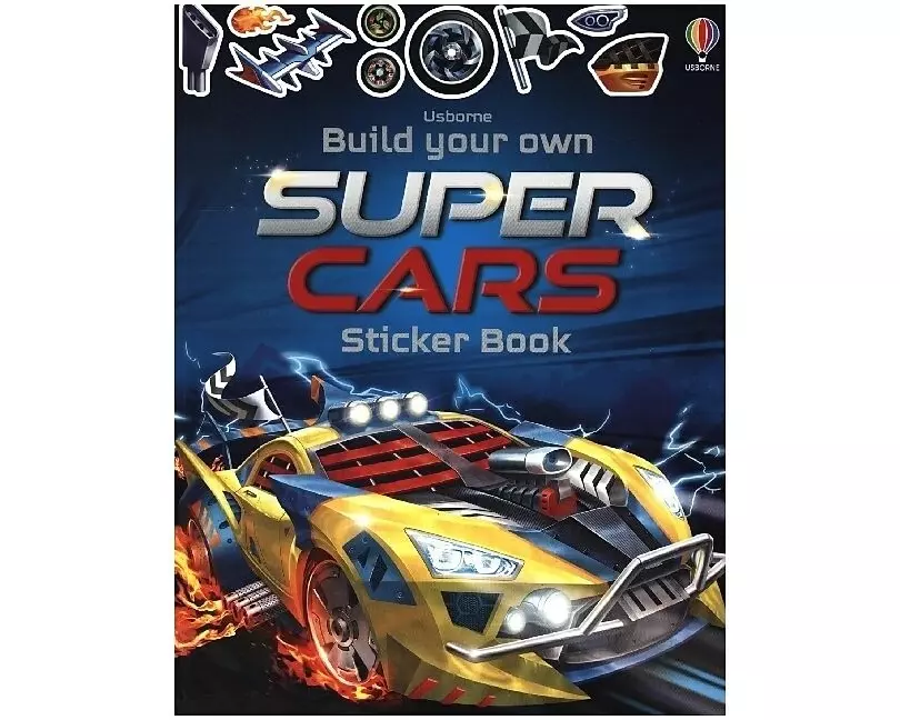 Build Your Own Supercars Sticker Book