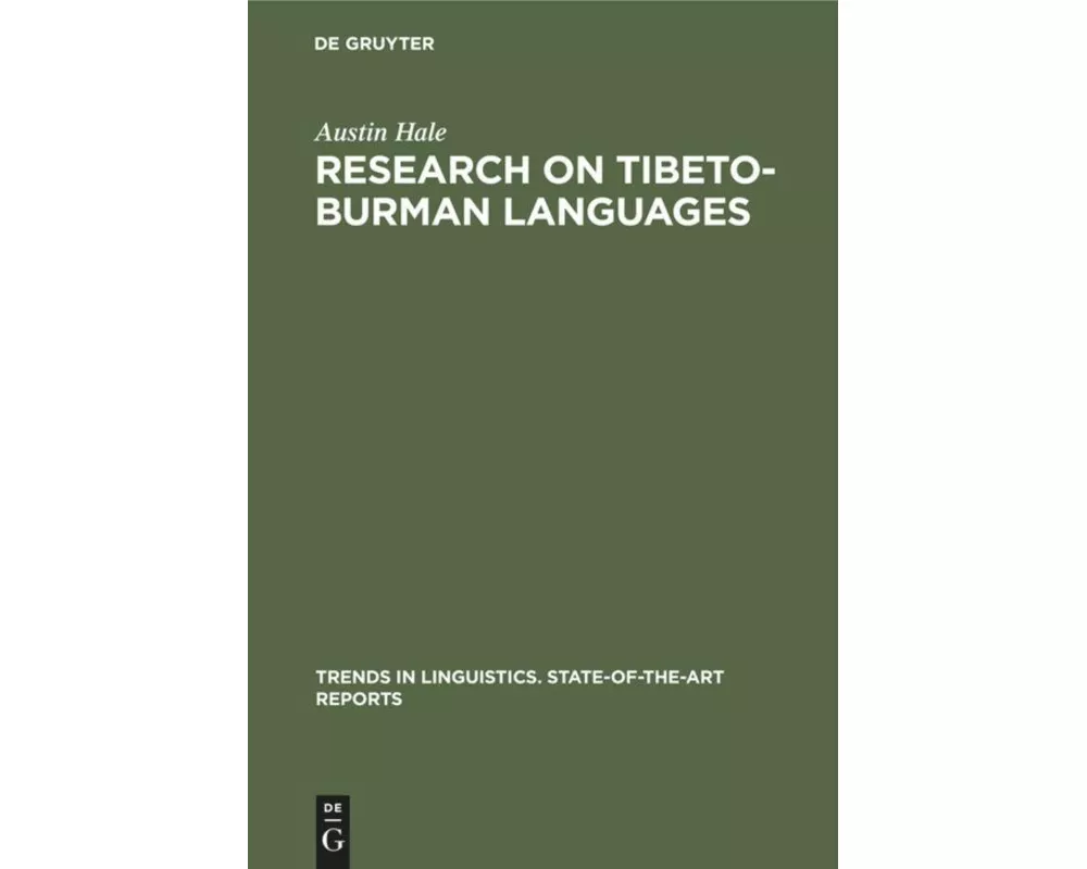 Research on Tibeto-Burman Languages