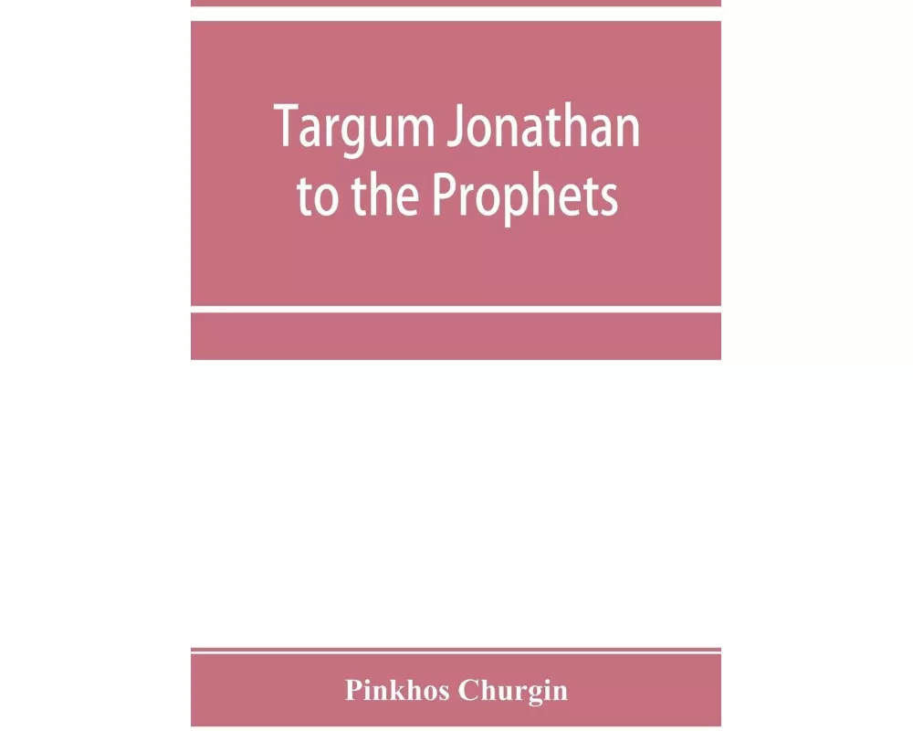 Targum Jonathan to the Prophets