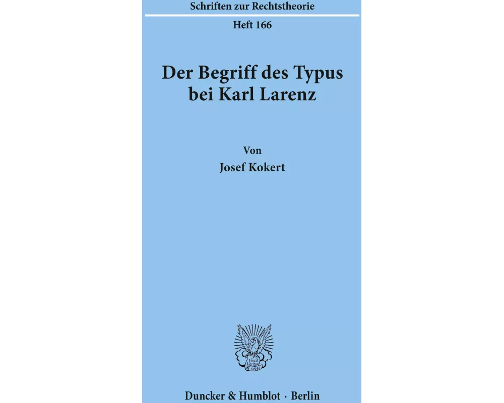 Der Begriff des Typus bei Karl Larenz