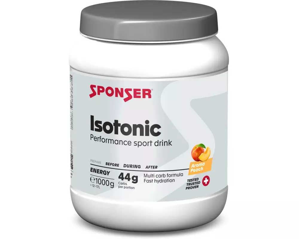 Sponser Pulver Isotonic Peach 1000 g