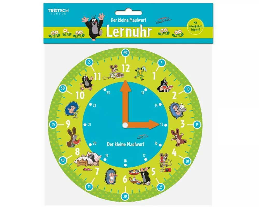 Trötsch Der kleine Maulwurf Lernuhr