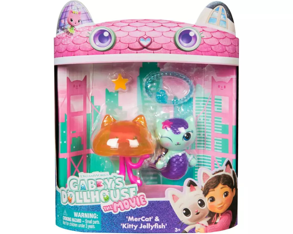 Spinmaster Gabby's Dollhouse The Movie MerCat und Kitty Jellyfisch