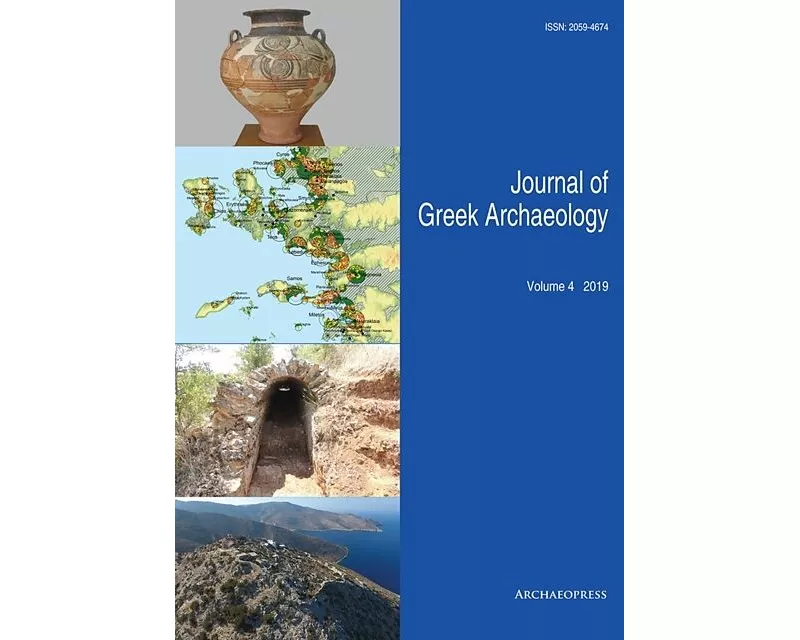 Journal of Greek Archaeology Volume 4 2019