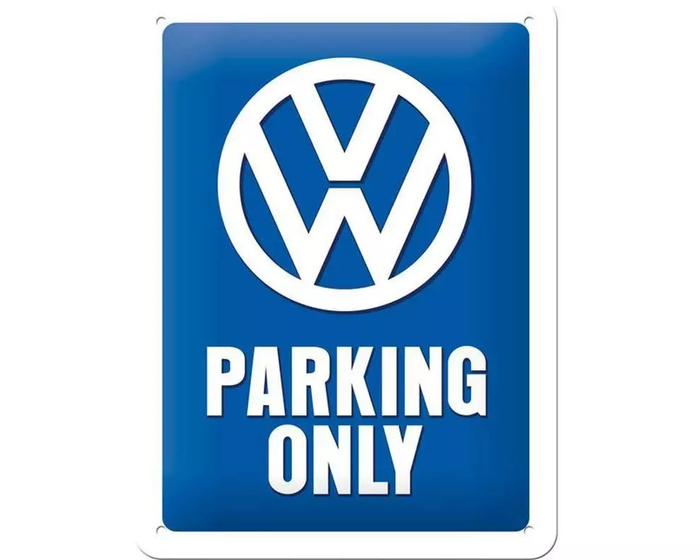 Nostalgic Art Schild VW Parking Only 15 x 20 cm, Metall