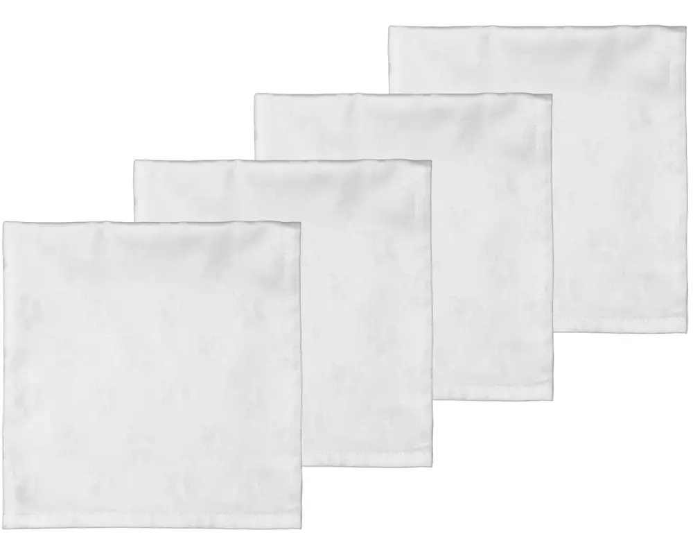 Södahl Stoffserviette Vergissmeinnicht 4 Stück, Weiss
