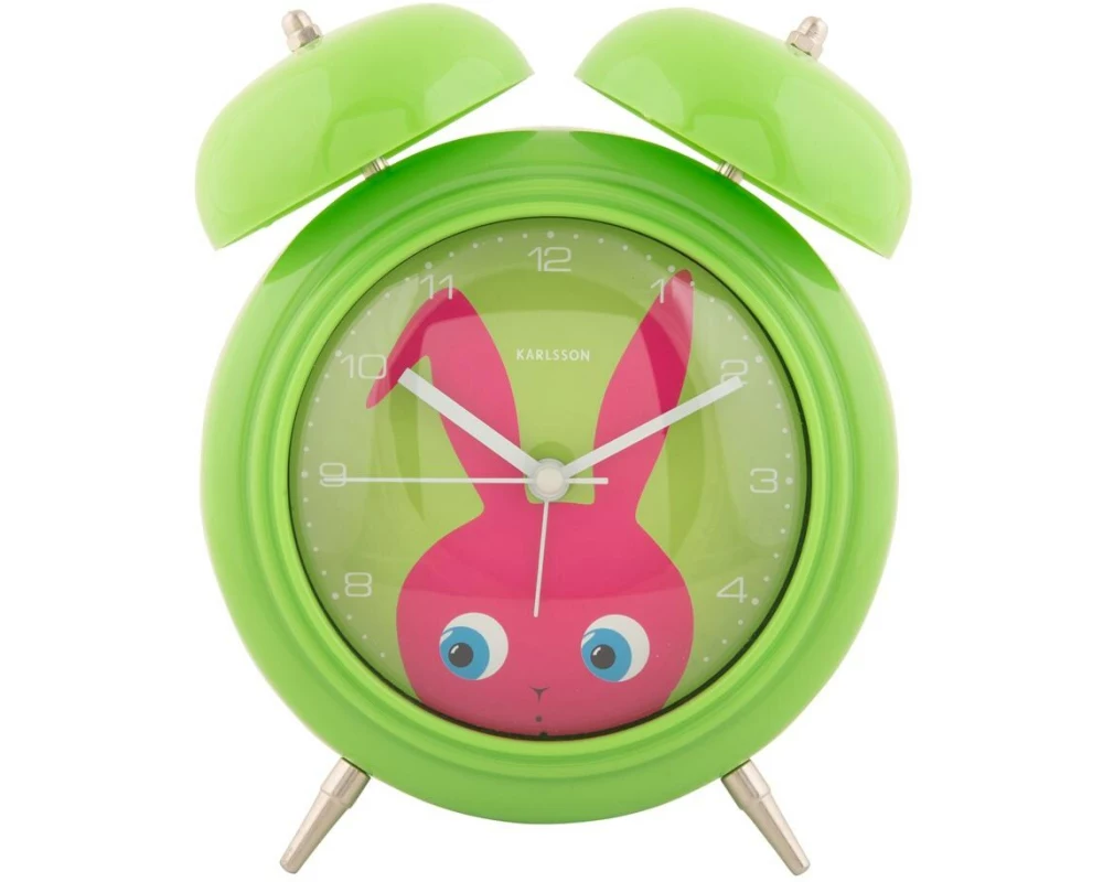 KARLSSON Wecker Hase Dunkelgrün