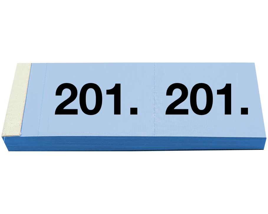 SIMPLEX Garderobenblock 201-300 13089 blau 100 Blatt