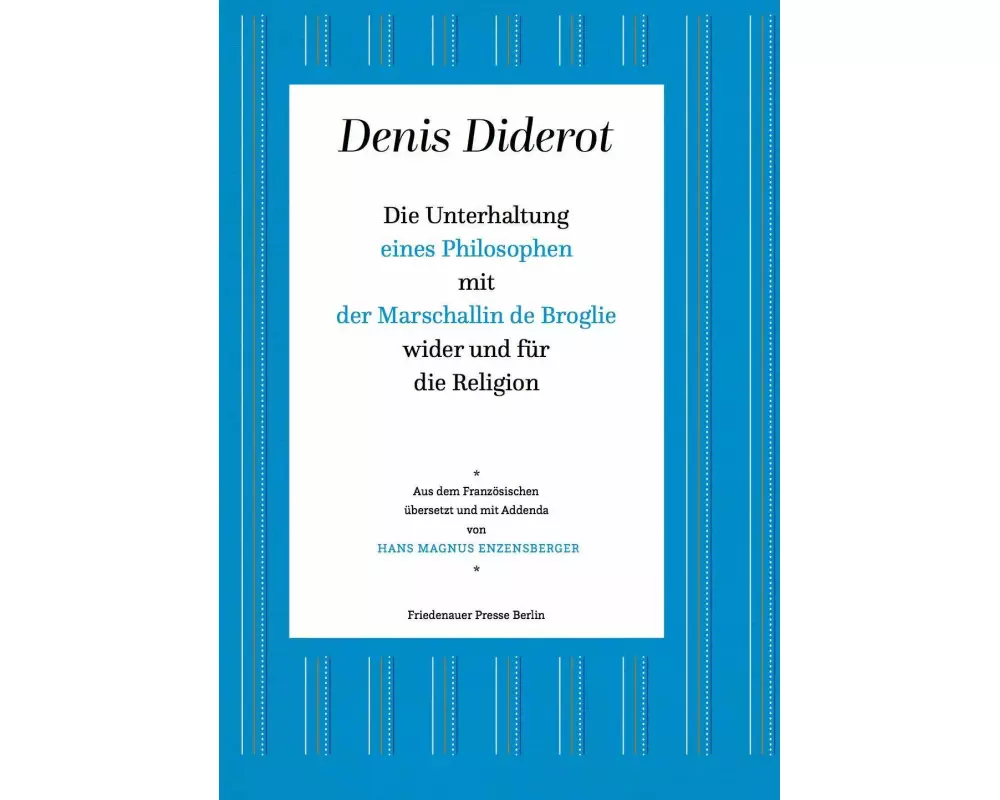 Die Unterhaltung eines Philosophen