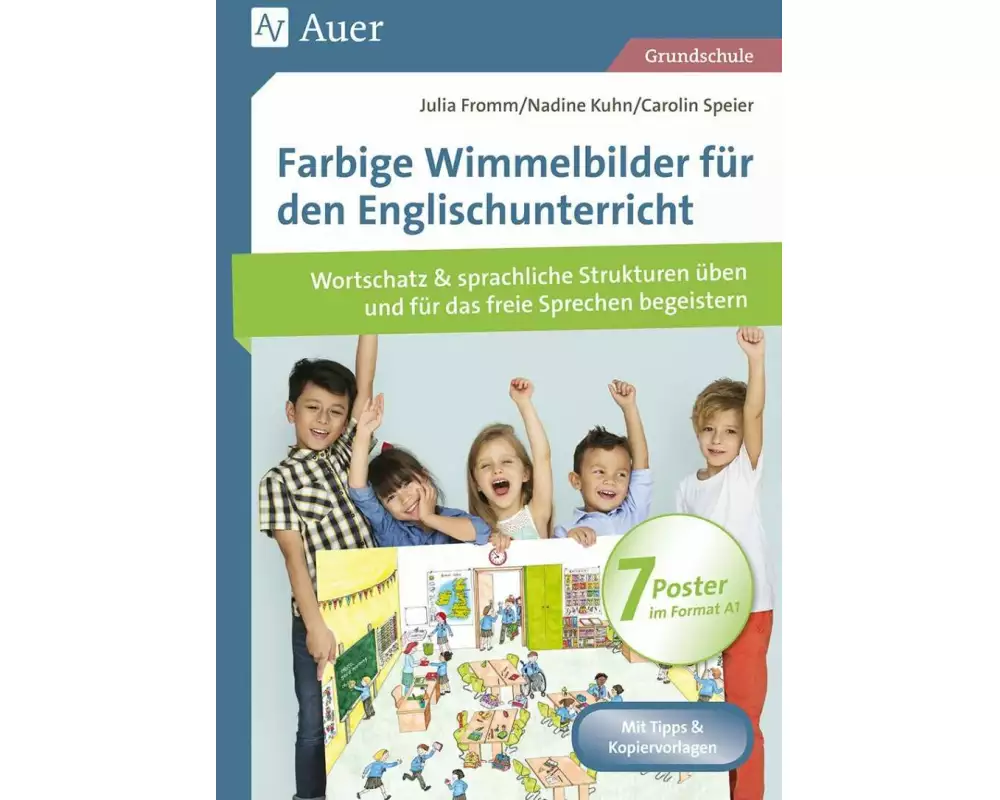 Farbige Wimmelbilder für den Englischunterricht