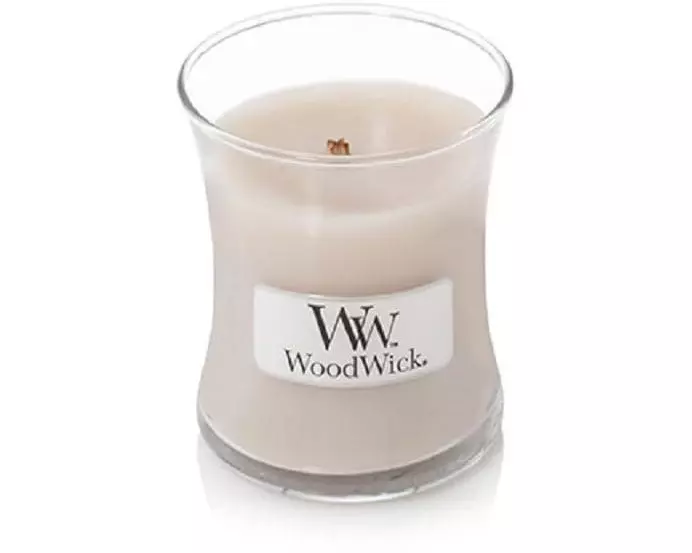 Woodwick Duftkerze Wood Smoke Mini Jar