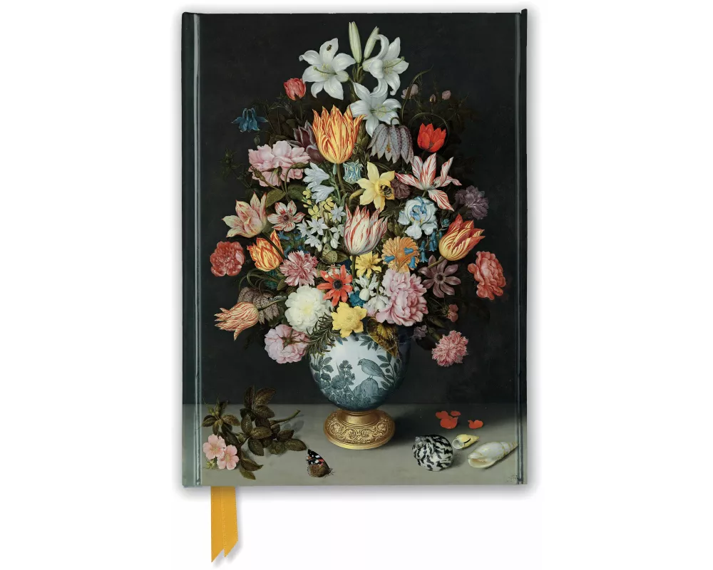 National Gallery: Bosschaert the Elder: Still Life of Flowers (Foiled Journal)
