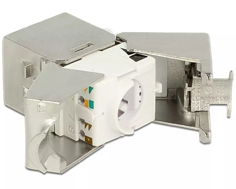 Delock Keystone-Modul RJ45 Buchse zu LSA STP kompakt 24 Stück