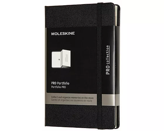 Moleskine Portfolios P/A6, Hard Cover, With 6 Pockets, Black