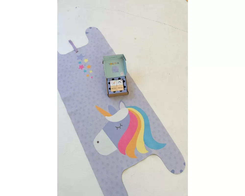 Yogitier Emmi das Einhorn Naturkautschuk / Mikrofaser, Violett