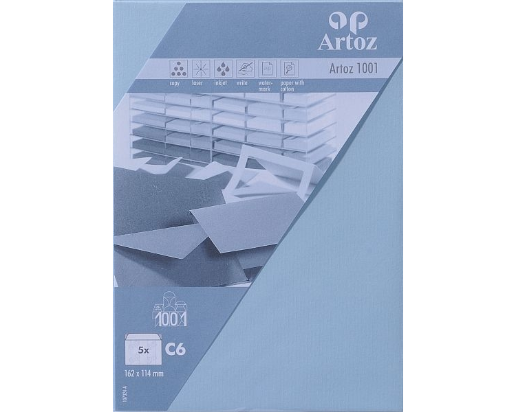 ARTOZ Couverts 1001 C6 107324184 100g, pastellblau 5 Stück