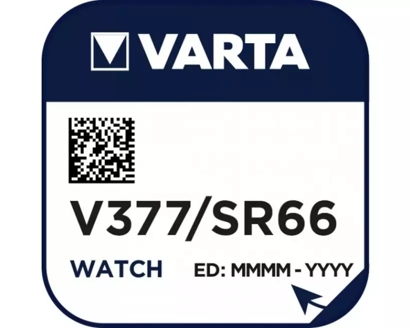 Varta Knopfzelle V377 , 1 Stück