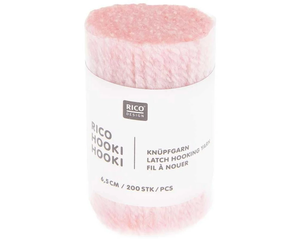 Rico Design Hooki Knüpfgarn Hellrosa