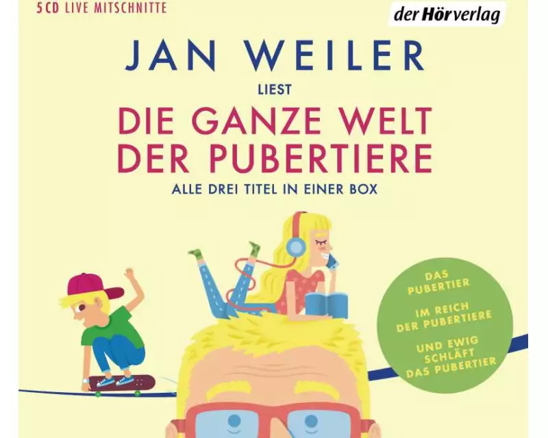Die ganze Welt der Pubertiere. Drei Titel in einer Box