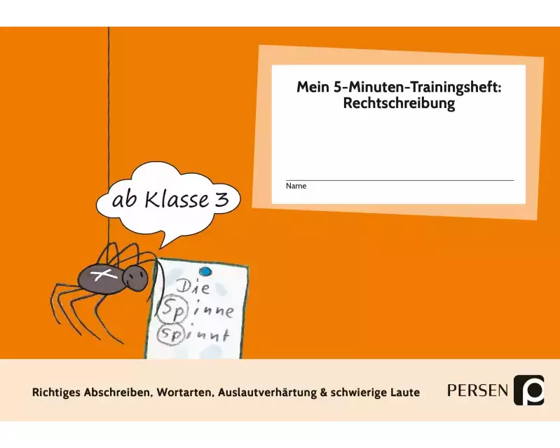Mein 5-Min-Trainingsheft: Rechtschreibung 1
