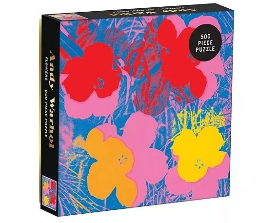 Andy Warhol Flowers 500 Piece Puzzle