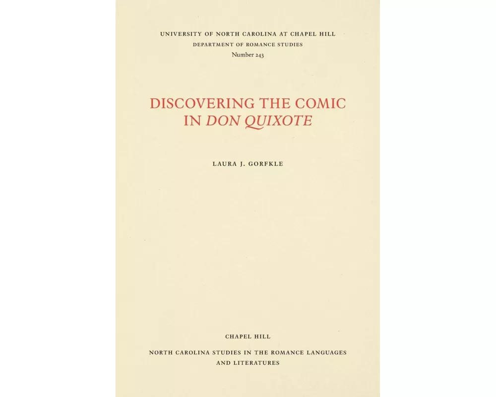 Discovering the Comic in Don Quixote